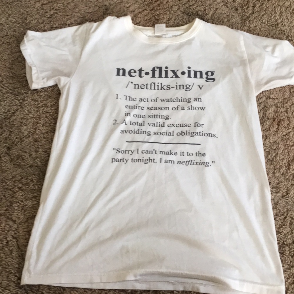 netlfixing shirt